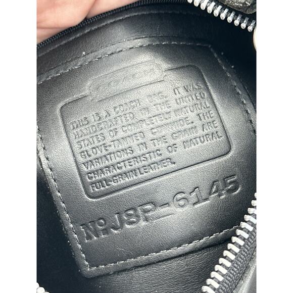 Vintage Coach 6145 Shoulder Bag Handbag Leather Black - Picture 2 of 13